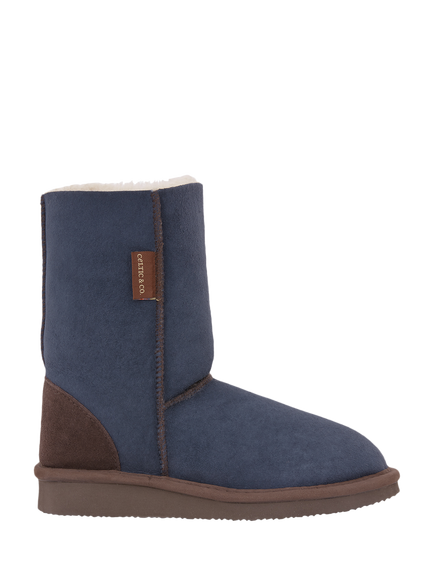 Celtic & Co. Celt Sheepskin House Boots, Blue Iris