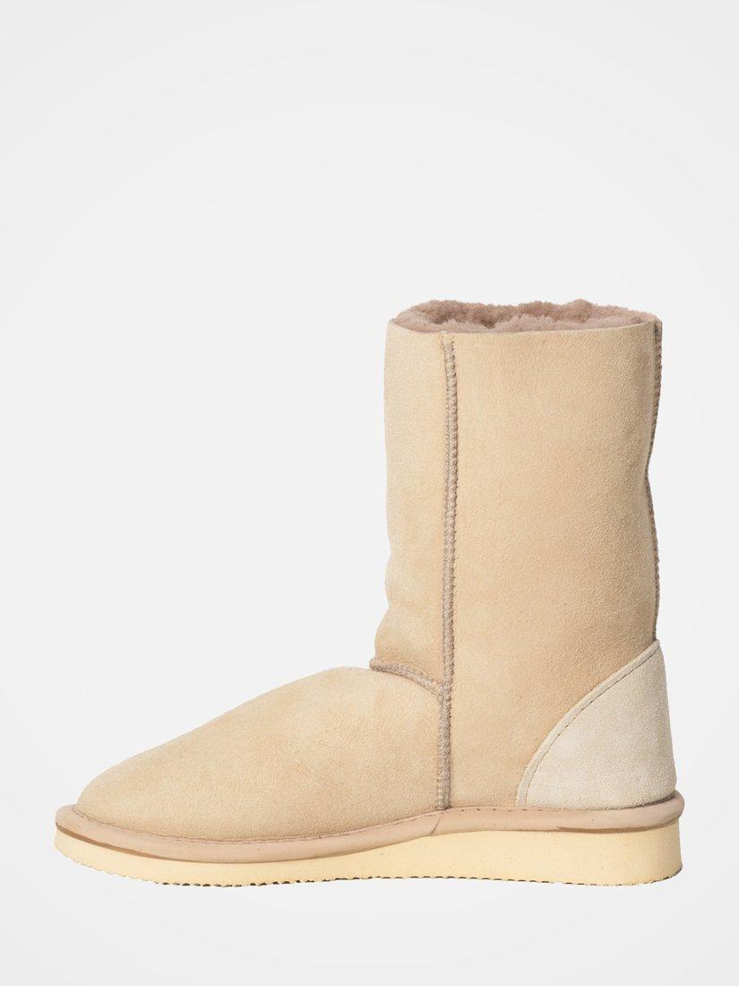 Product image 3 of 5, which shows Celtic & Co. Original Celt Sheepskin House Boots, Oatmeal, 3