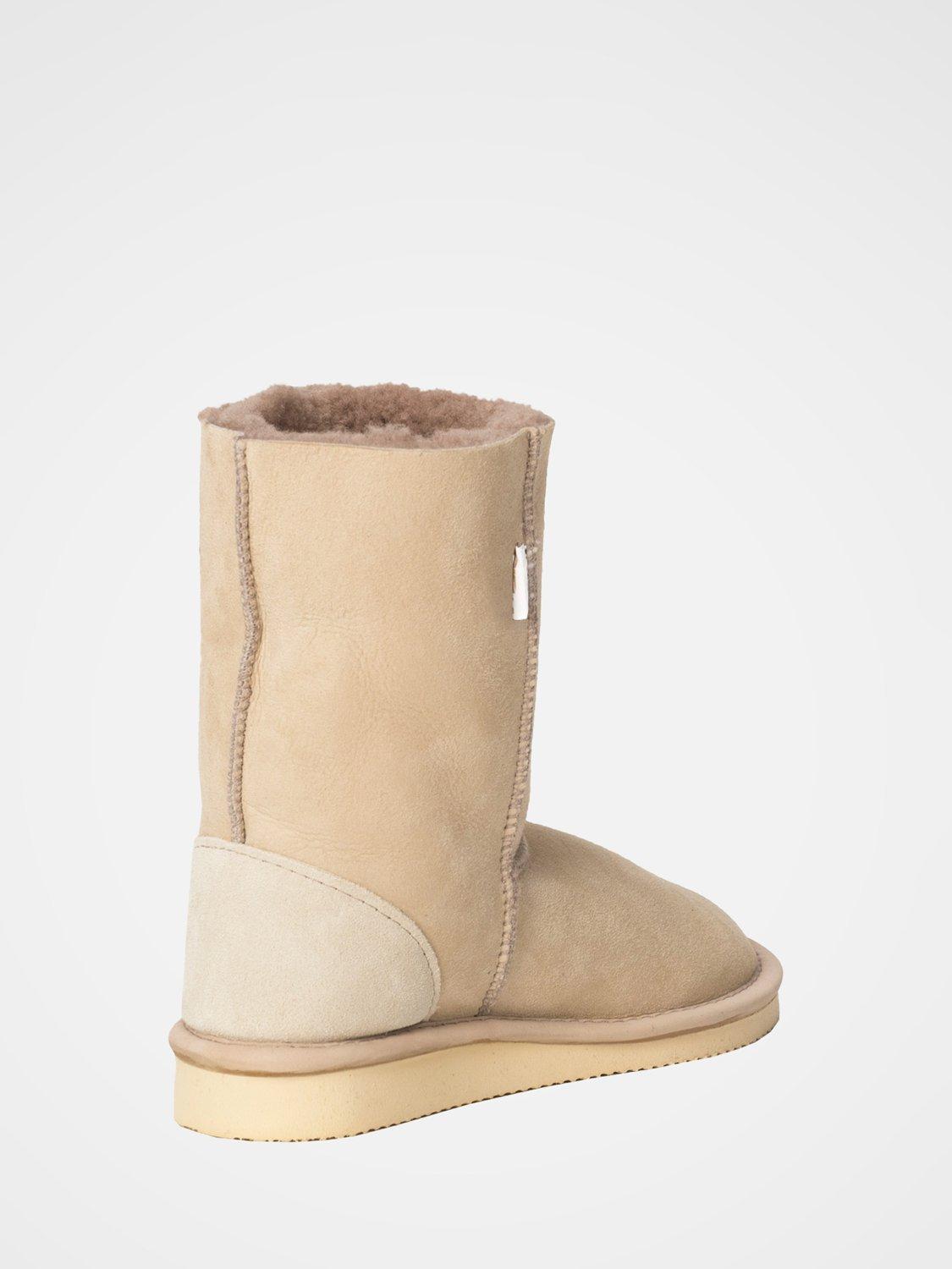Product image 4 of 5, which shows Celtic & Co. Original Celt Sheepskin House Boots, Oatmeal, 3