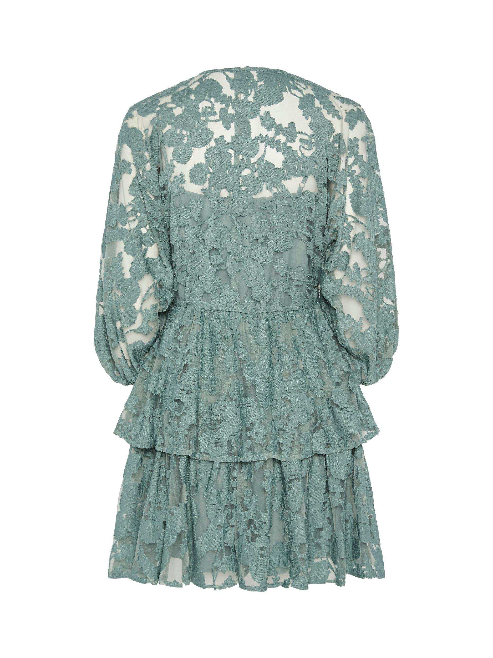 Product image 2 of 2, which shows YAS Miri Ruffle Dress, Chinois Green, 8