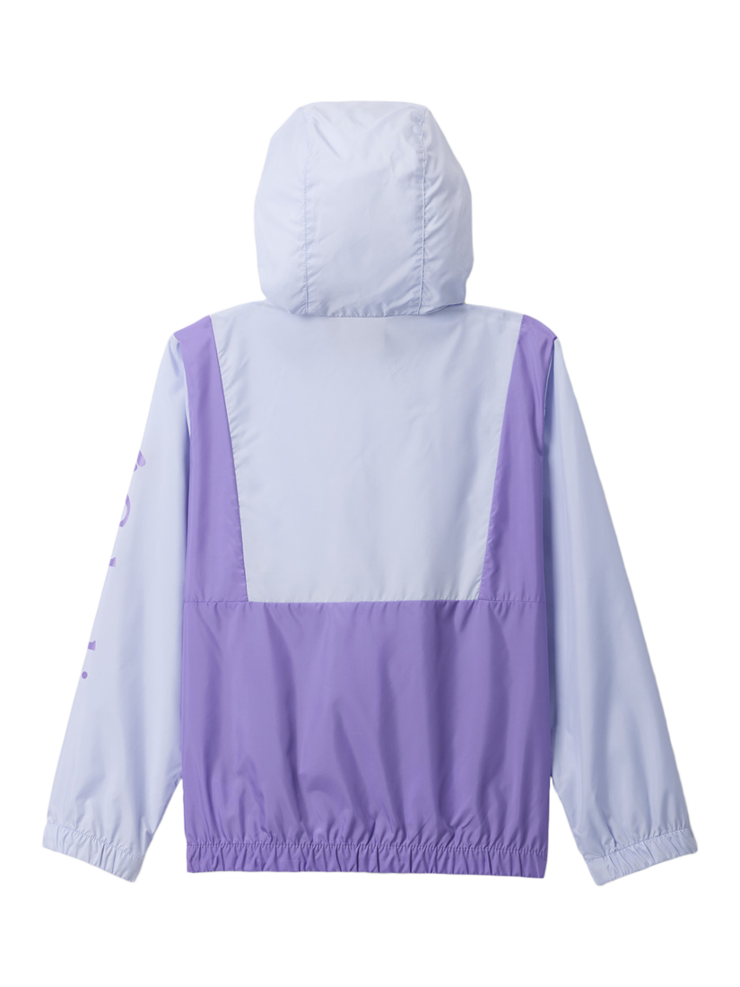Product image 3 of 3, which shows Columbia Kids' Lily Basin II Water Repellent Jacket, Purple/Lilac, XL