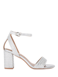 Carvela Kianni Embellished Heeled Sandals, Silver