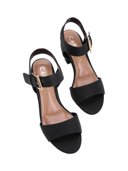 Carvela Sadie2 Block Heel Sandals - view 2, Black