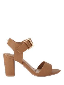 Carvela Sadie2 Block Heel Sandals, Brown Tan