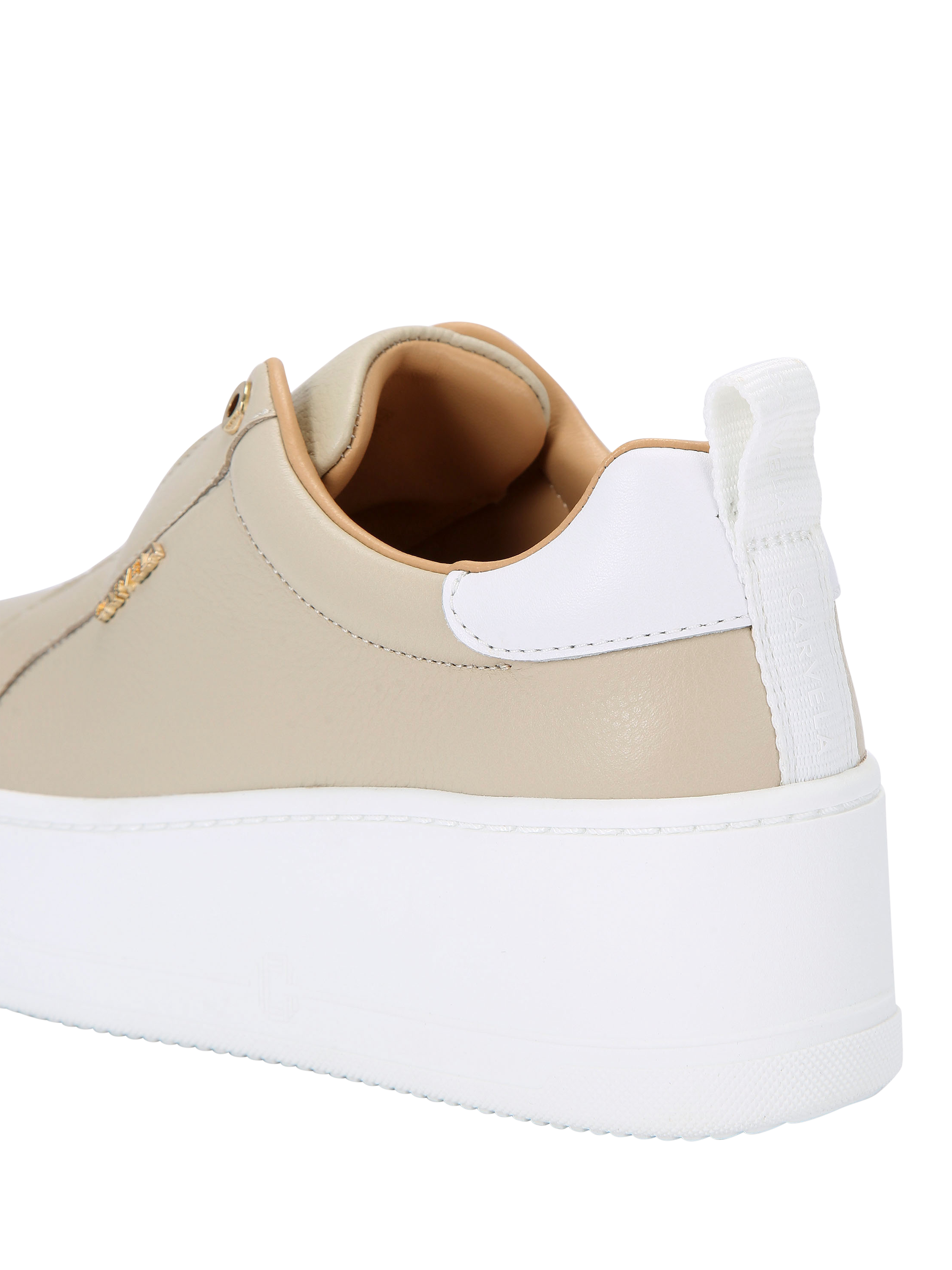 Carvela Connected Leather Chunky Laceless Trainers