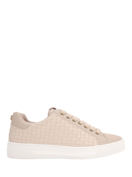 Carvela Daze Weave Trainers, Natural Taupe