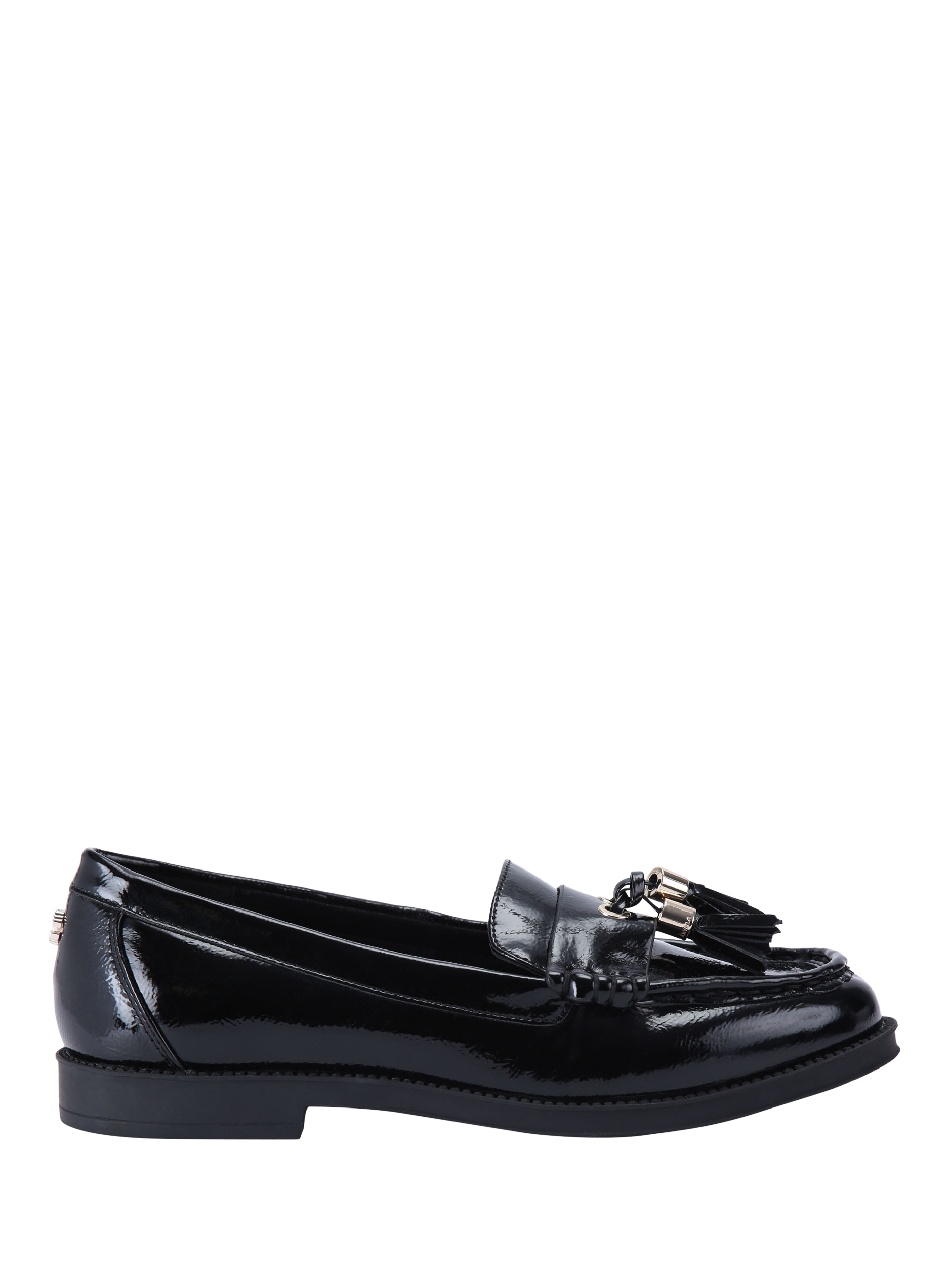 Carvela Manor Patent Slip On Loafers, Black