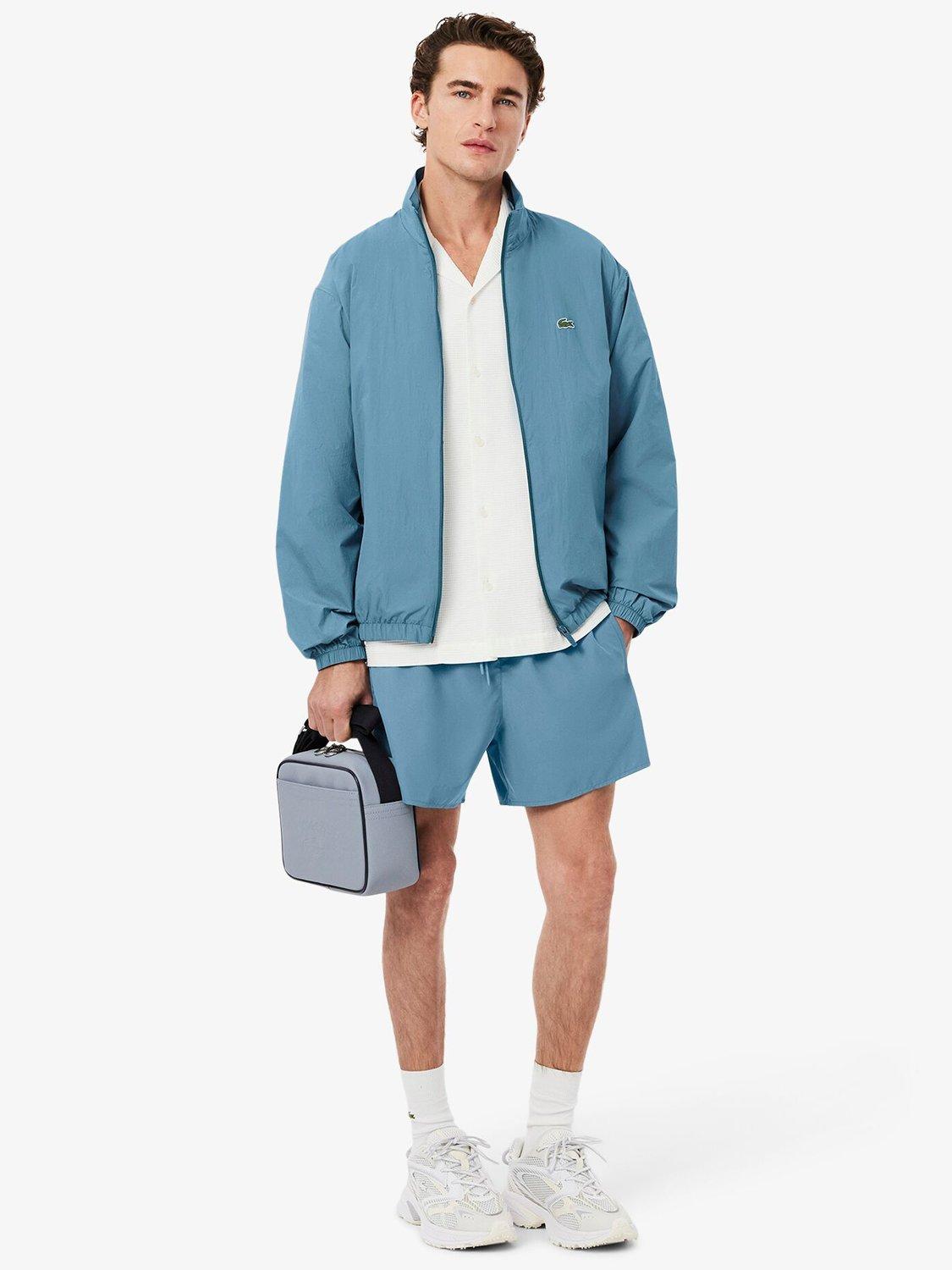 Product image 4 of 5, which shows Lacoste Swim Trunks, Blue Mid, S