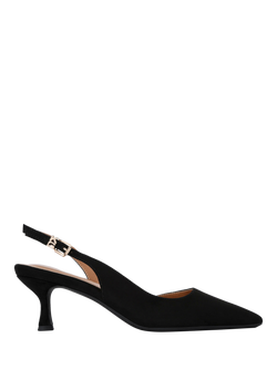 KG Kurt Geiger Aria Low2 Kitten Heel Court Shoes, Black