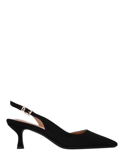 KG Kurt Geiger Aria Low2 Kitten Heel Court Shoes, Black