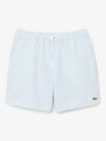 Lacoste Seersucker Stripe Swim Trunks, Blue Sky