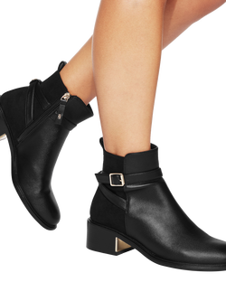 KG Kurt Geiger Helen Microsuede Ankle Boots - view 2, Black