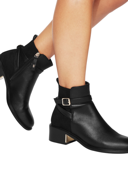 KG Kurt Geiger Helen Microsuede Ankle Boots - view 2, Black