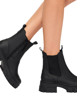 KG Kurt Geiger Holly Chunky Chelsea Boots, Black - view 2, Black