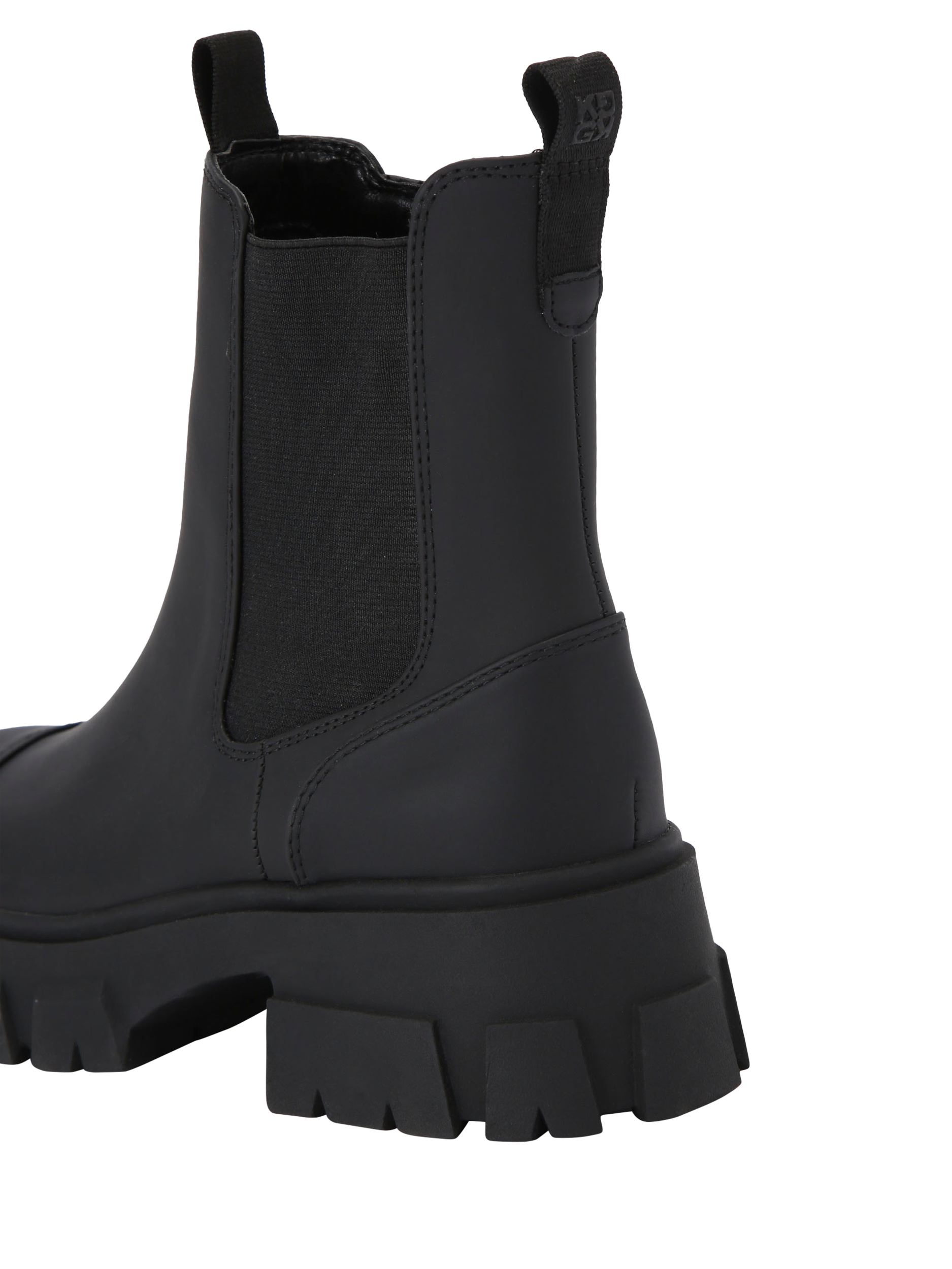 Product image 4 of 6, which shows KG Kurt Geiger Holly Chunky Chelsea Boots, Black, 3