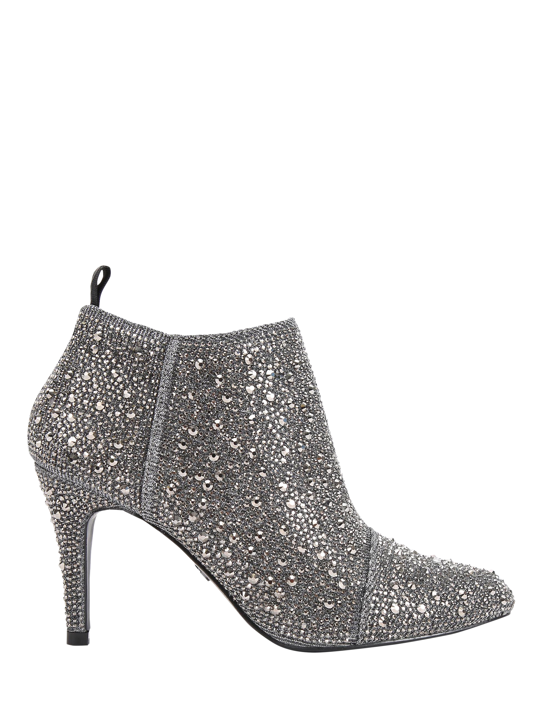 KG Kurt Geiger Skyla Embellished Shoe Boots, Grey Pewter