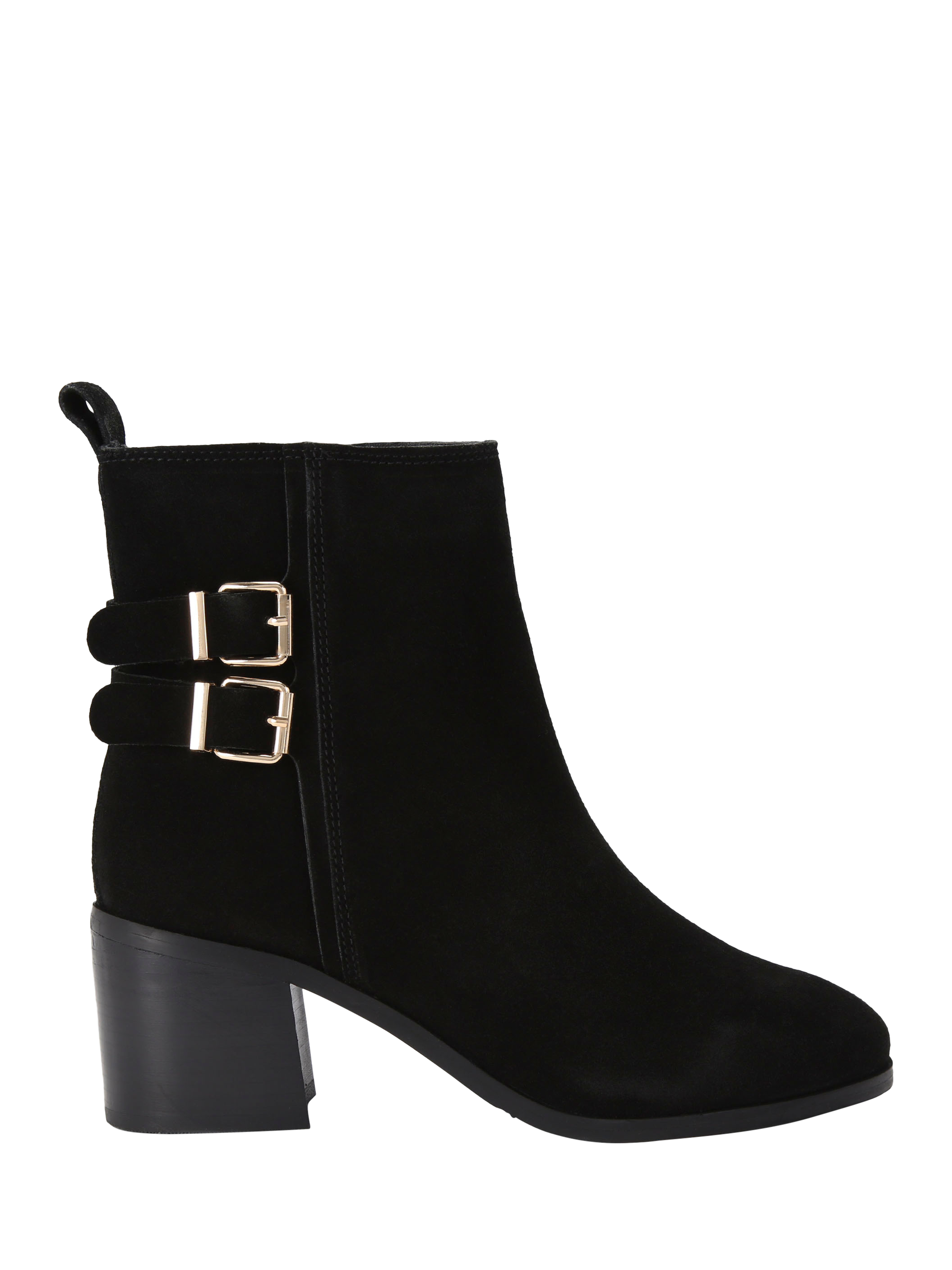 Biker Boots Kurt Geiger Black Suede Ankle Boots KG Kurt Geiger