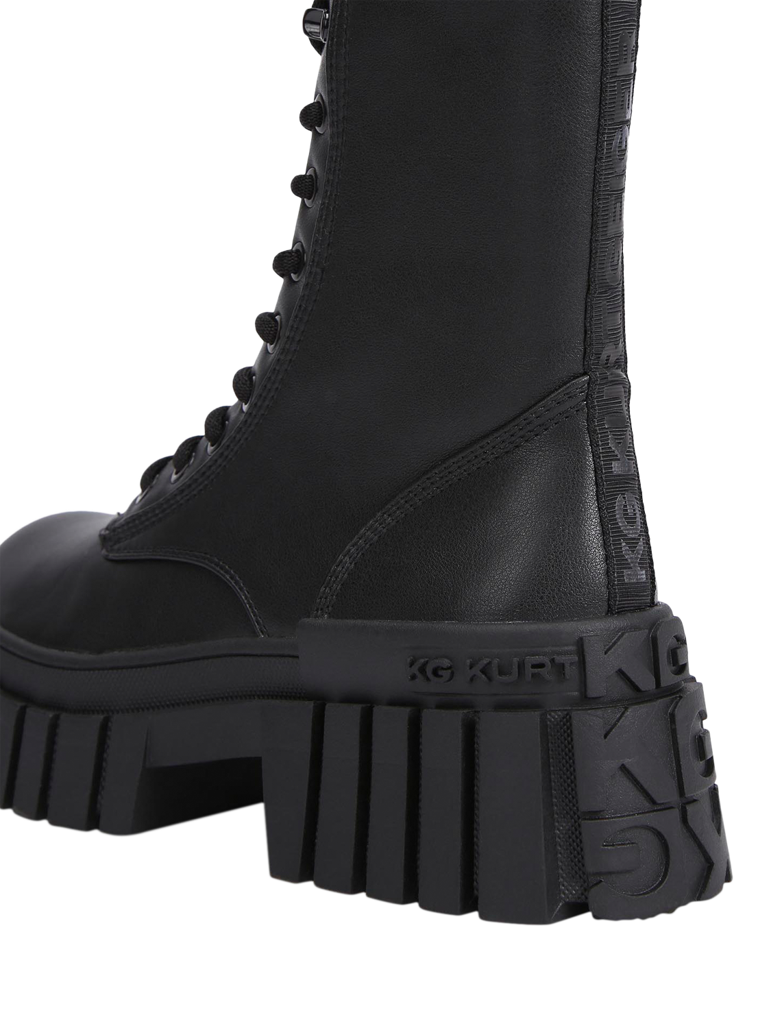 Product image 4 of 5, which shows KG Kurt Geiger Tegan Chunky Boots, Black, 3