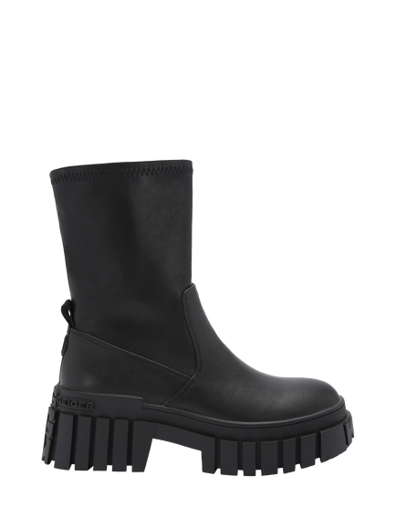 KG Kurt Geiger Tegan Chunky Sock Ankle Boots, Black, Black
