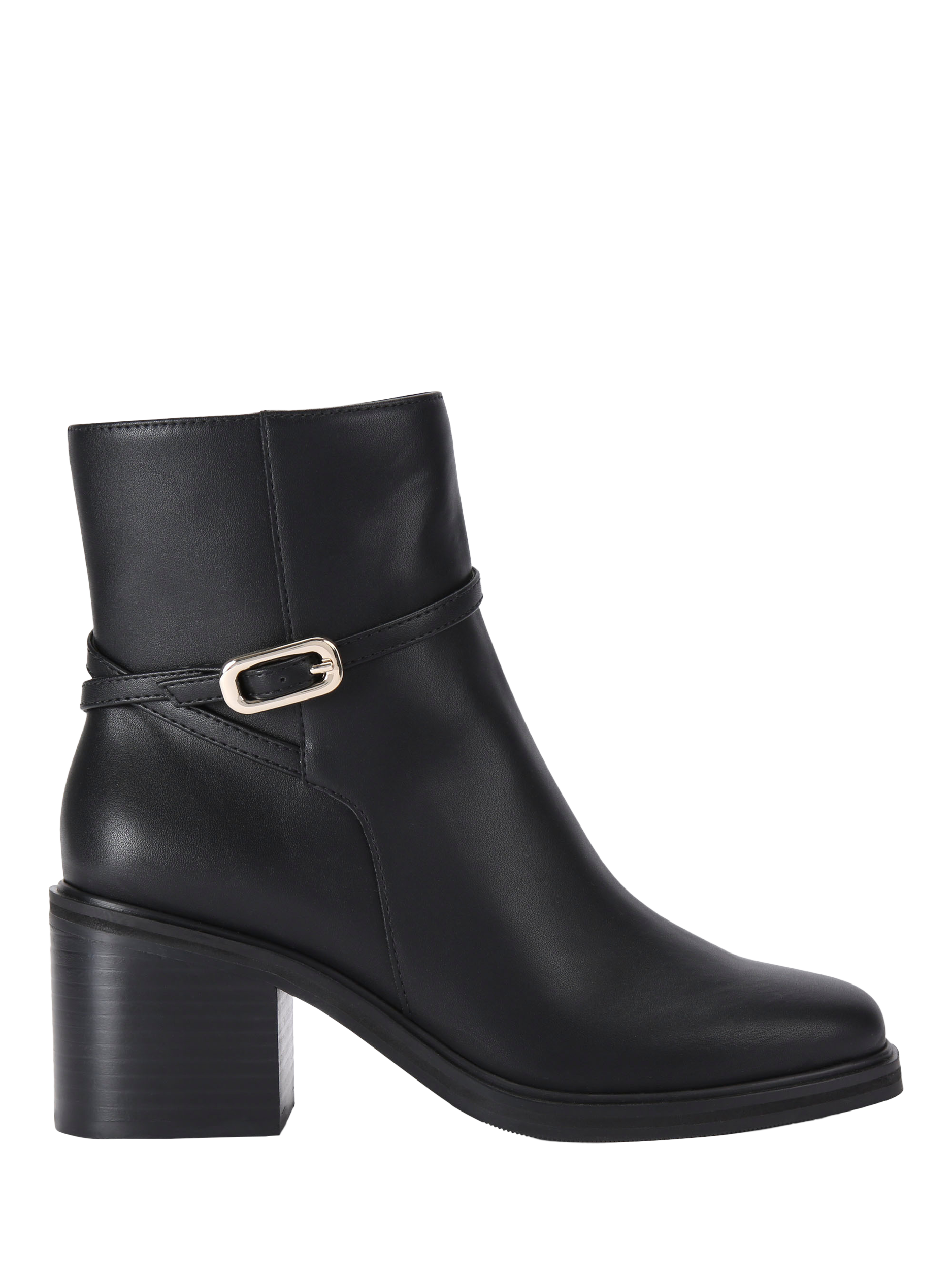 KG Kurt Geiger Saffy Block Heel Ankle Boots, Black