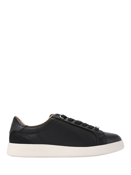 KG Kurt Geiger Eliza Lace Up Trainers, Black, Black