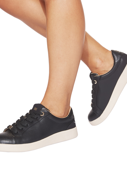 KG Kurt Geiger Eliza Lace Up Trainers, Black - view 2, Black
