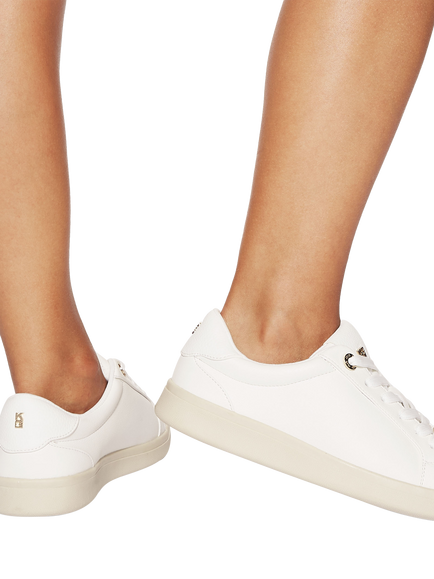 KG Kurt Geiger Eliza Lace Up Trainers, White - view 2, White