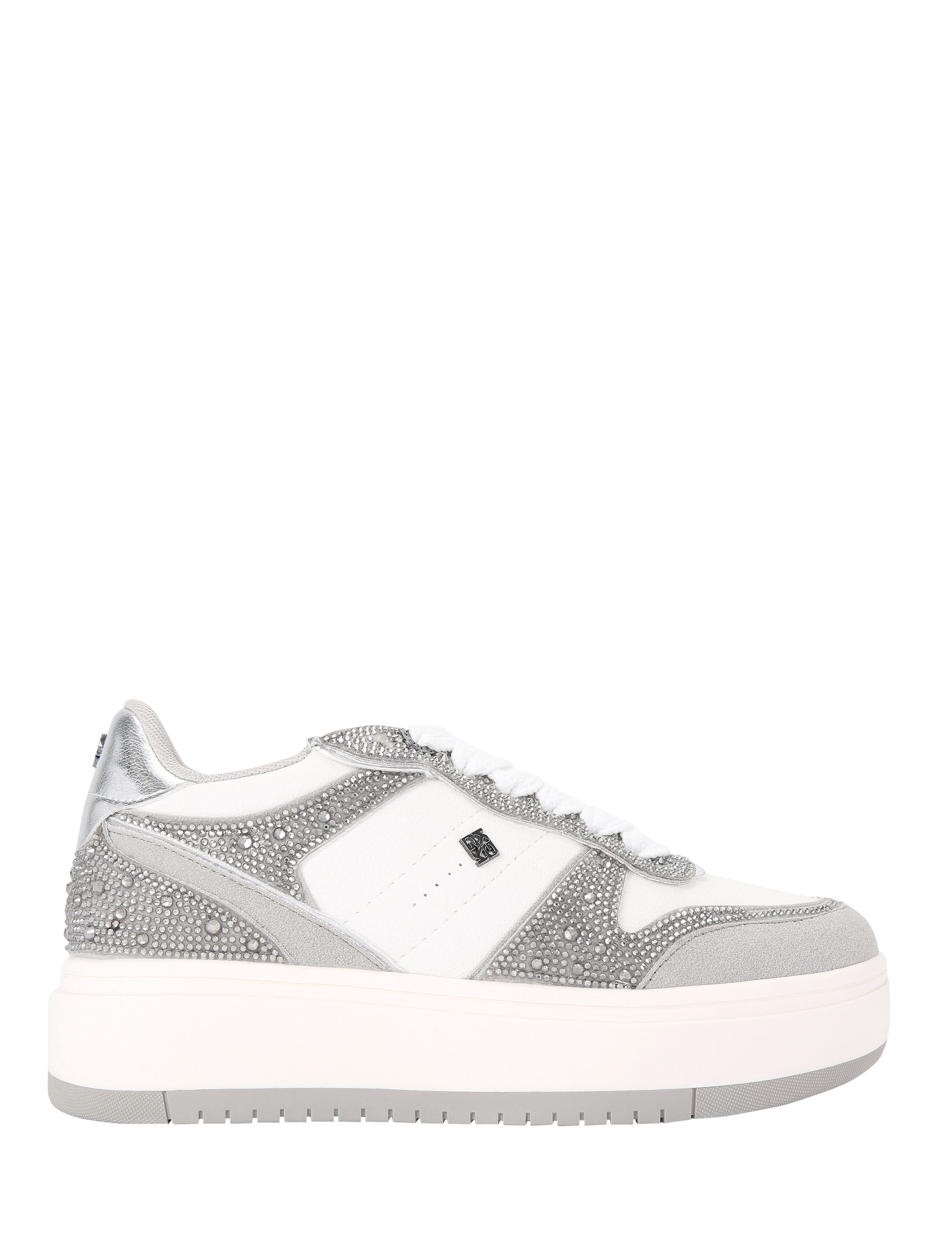 KG Kurt Geiger Kick Skater Gem Trainers, White/Multi