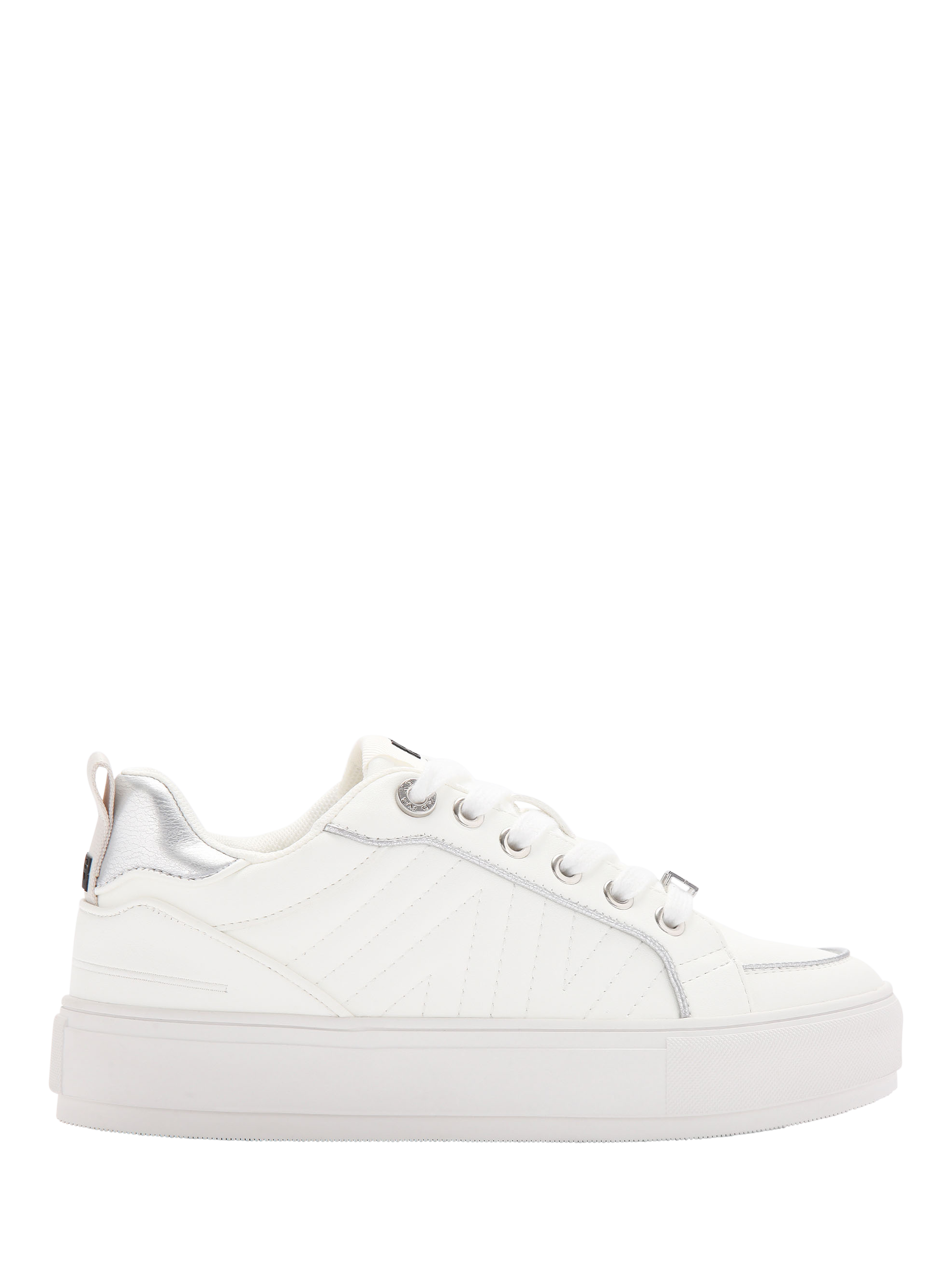 KG Kurt Geiger Kingly Textured Platform Trainers, White