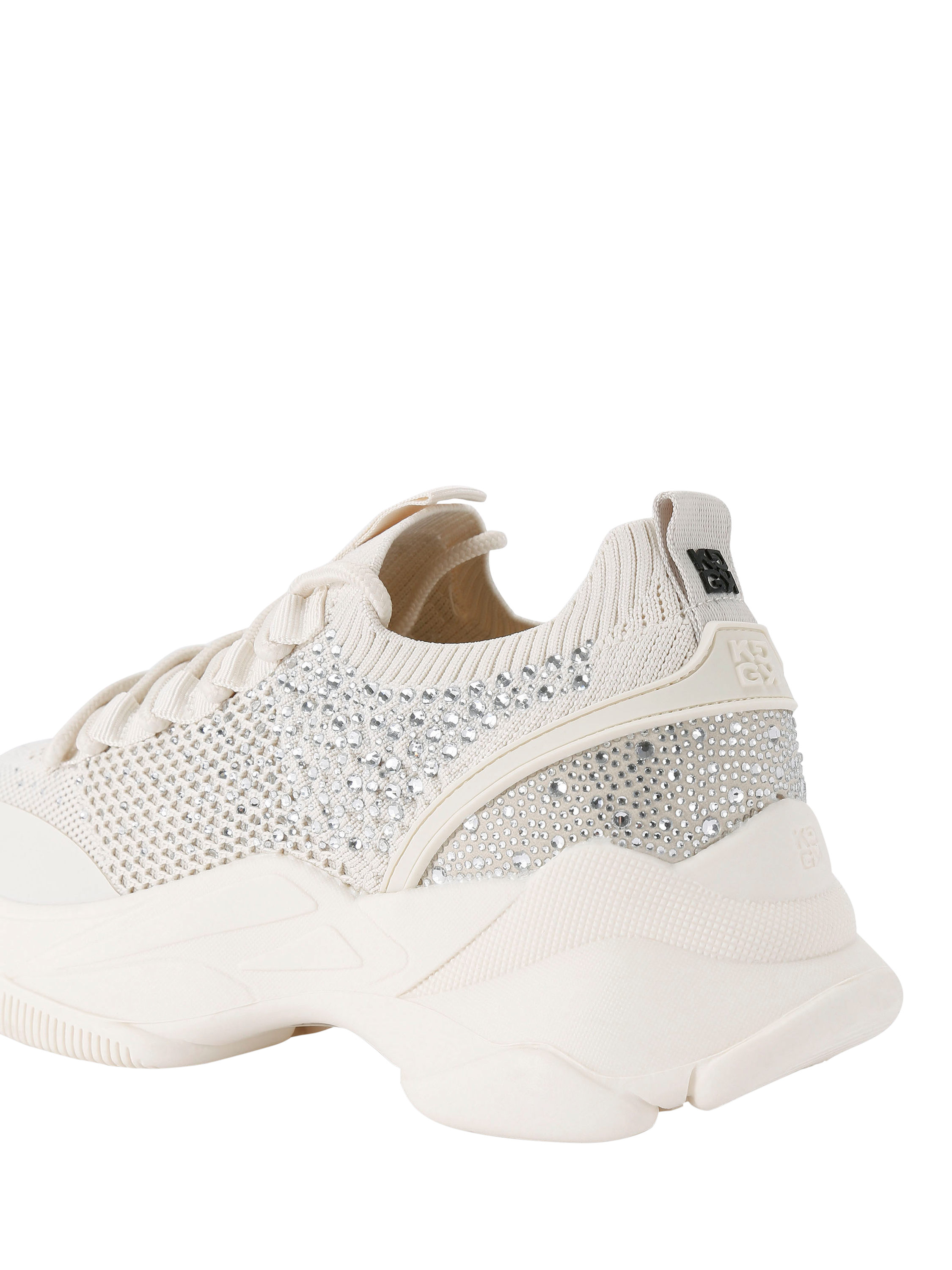 Product image 5 of 5, which shows KG Kurt Geiger Lively Gem Trainers, Natural Putty, 3