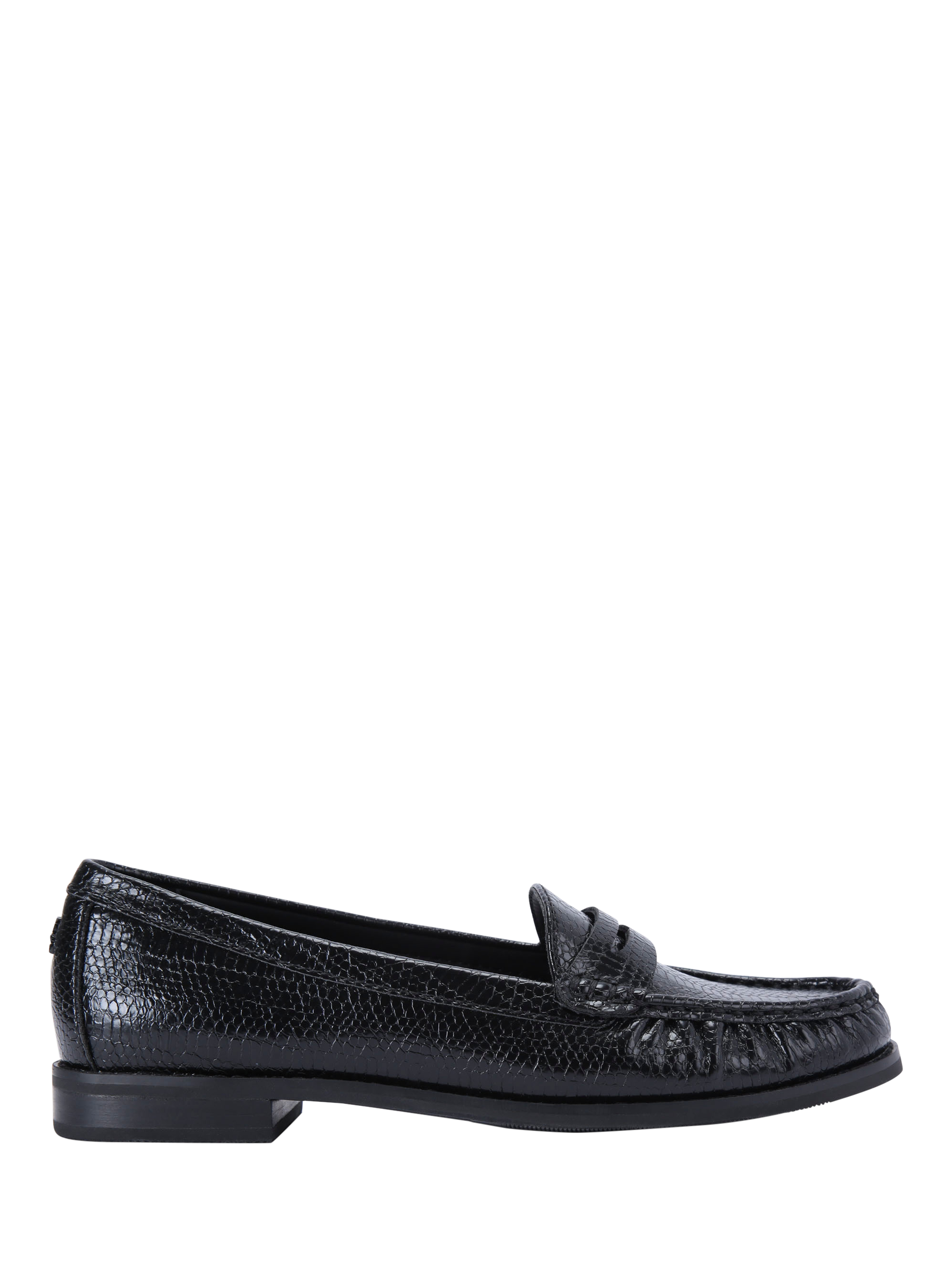 KG Kurt Geiger Mattie Slip-On Textured Loafer, Black
