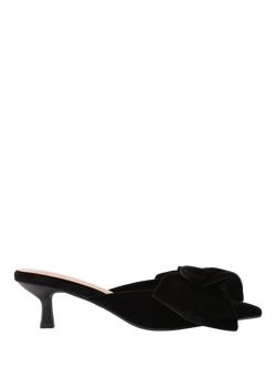 KG Kurt Geiger Sophia Bow Pointed Heeled Mules, Black