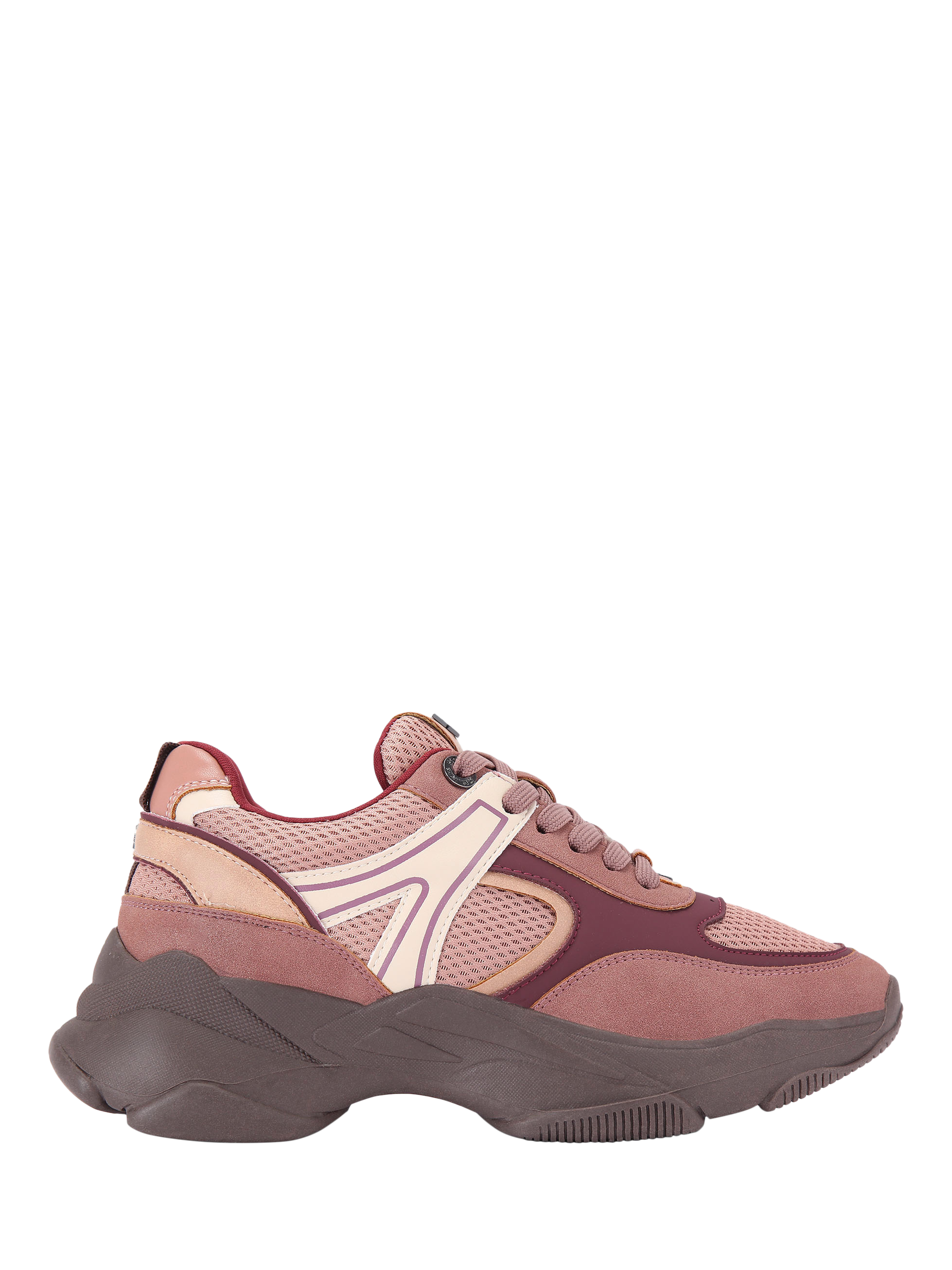 KG Kurt Geiger Lucile Lace Up Chunky Trainers Pink Multi