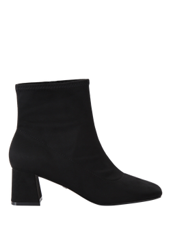 KG Kurt Geiger Storm Microsuede Ankle Boots, Black, Black