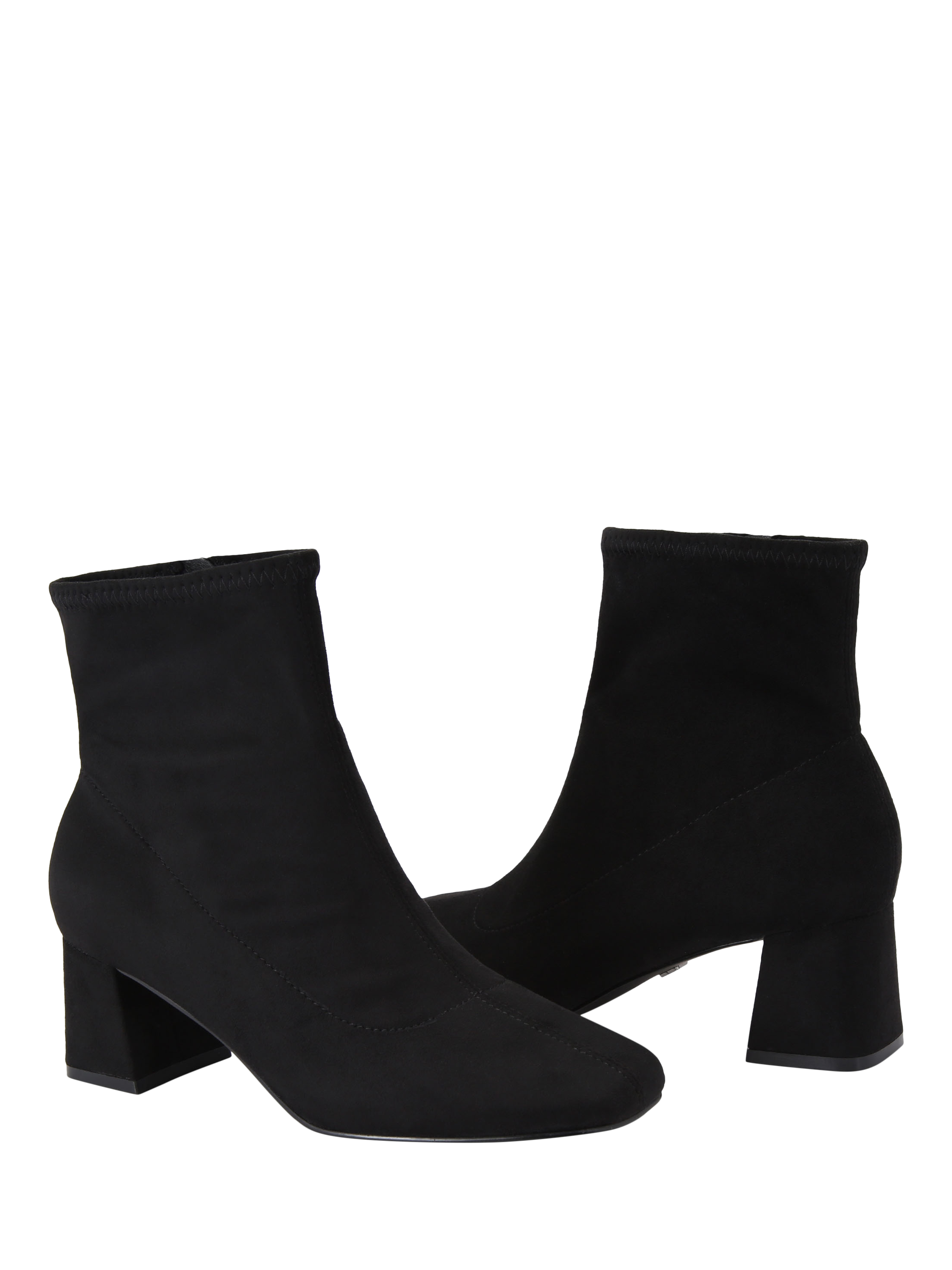 Product image 5 of 5, which shows KG Kurt Geiger Storm Microsuede Ankle Boots, Black, 3