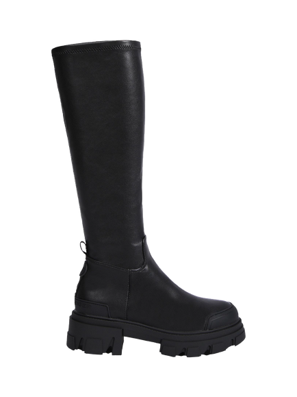 KG Kurt Geiger Trekkers Fitted Knee High Boots, Black, Black