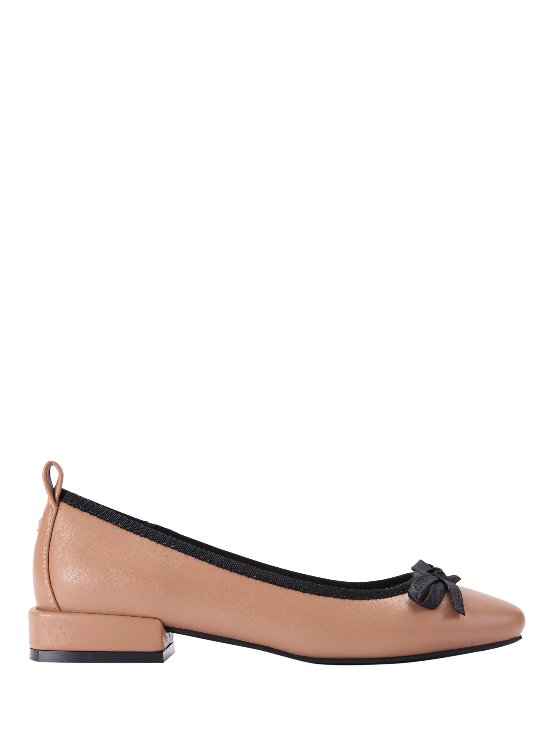 Product image 1 of 5, which shows KG Kurt Geiger Marvyn Ballerina Pumps, Brown Camel, 3