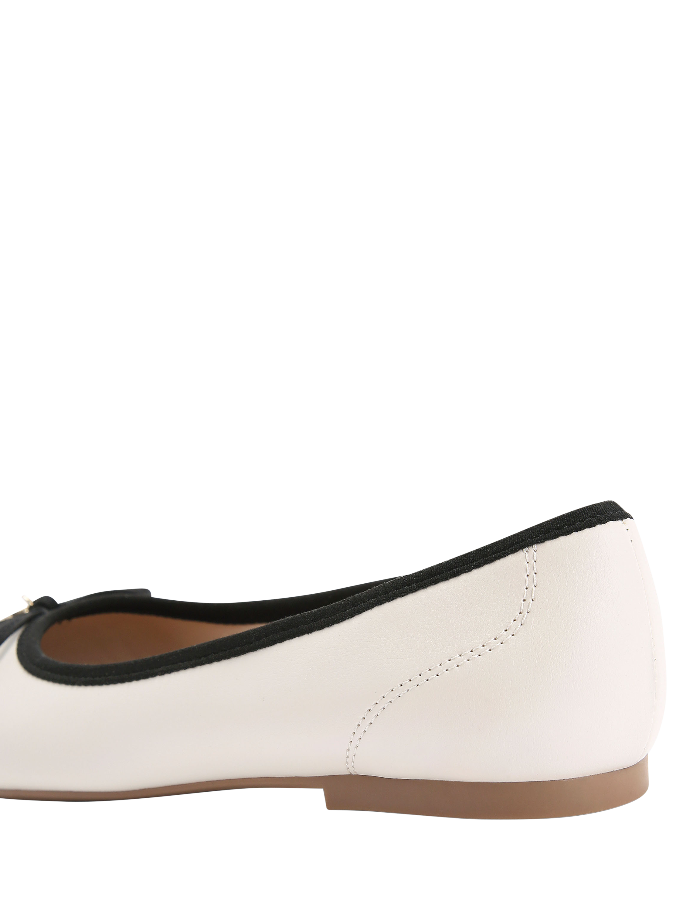 Product image 4 of 5, which shows KG Kurt Geiger Mindy Ballerina Pumps, Putty/Black, 3