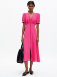 THE KOOPLES Robe Silk Midi Tea Dress