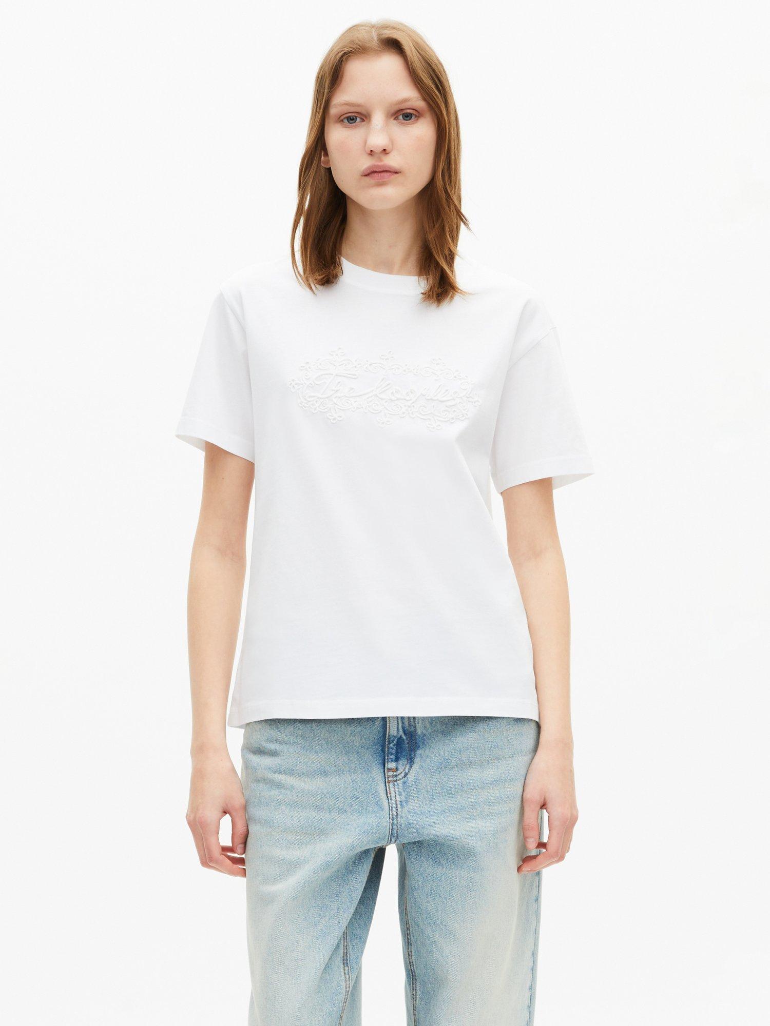 Product image 1 of 2, which shows THE KOOPLES Embroidered Logo T-Shirt, White, 6