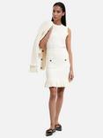 THE KOOPLES Knitted Frill Hem Skirt, White