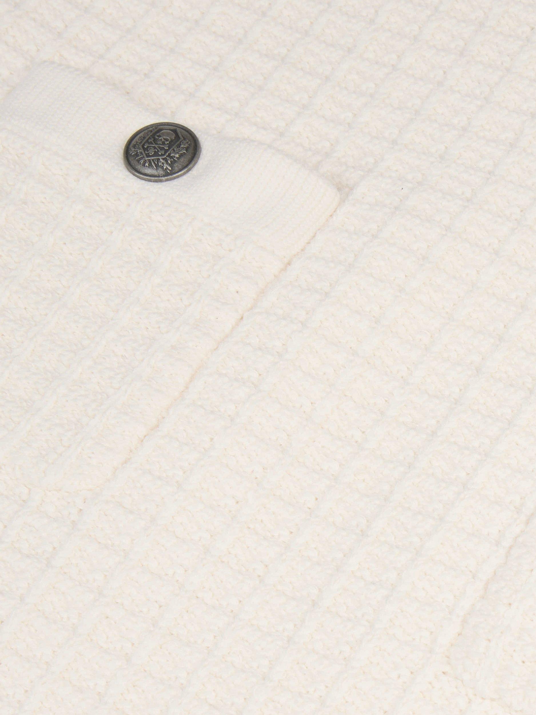 Product image 7 of 7, which shows THE KOOPLES Knitted Frill Hem Skirt, White, 14