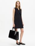 THE KOOPLES Double Breasted Sleeveless Dress, Navy