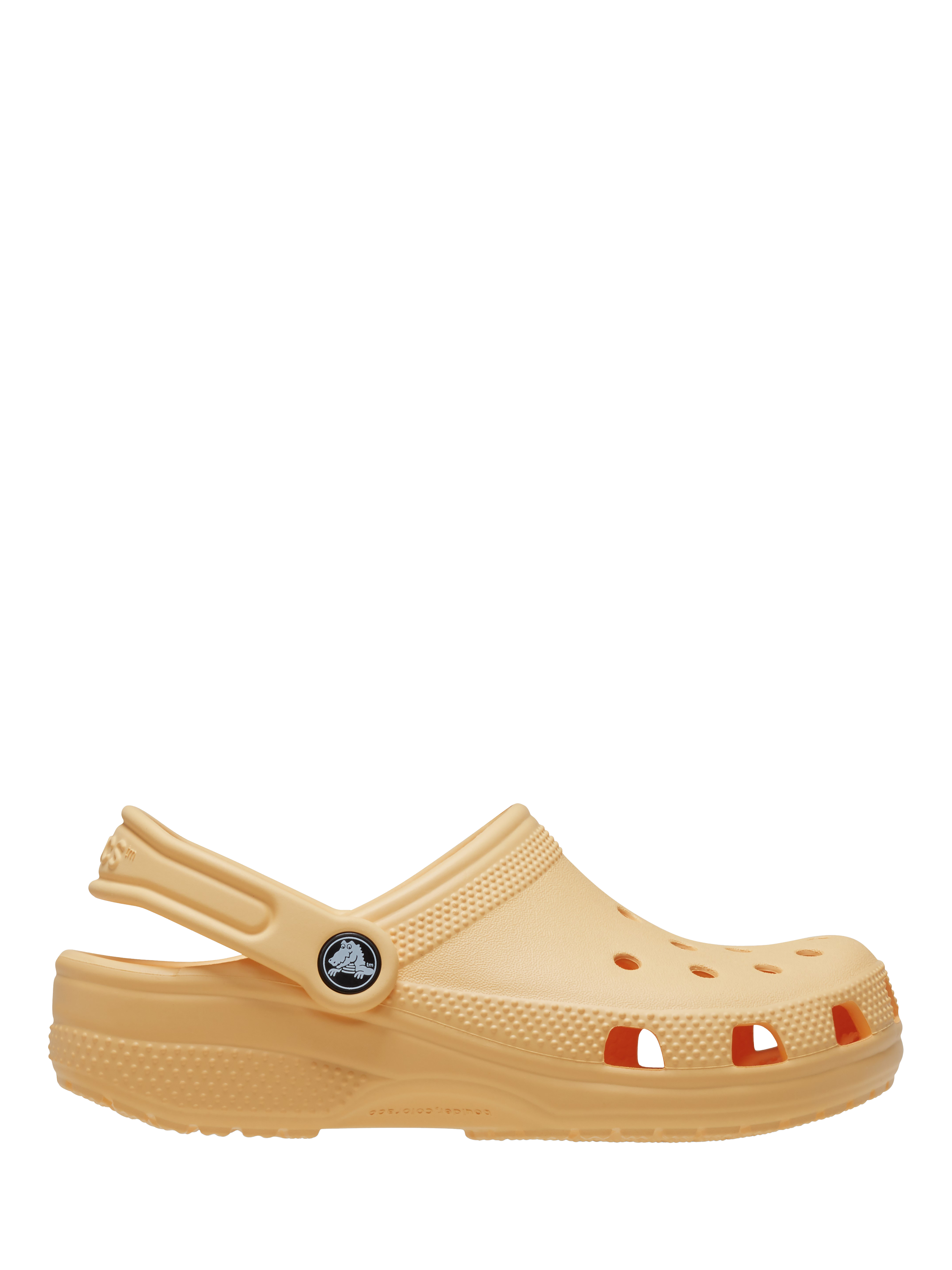 Product image 1 of 6, which shows Crocs Kids' Classic Croc Clogs, Golden Hour, 4 Jnr