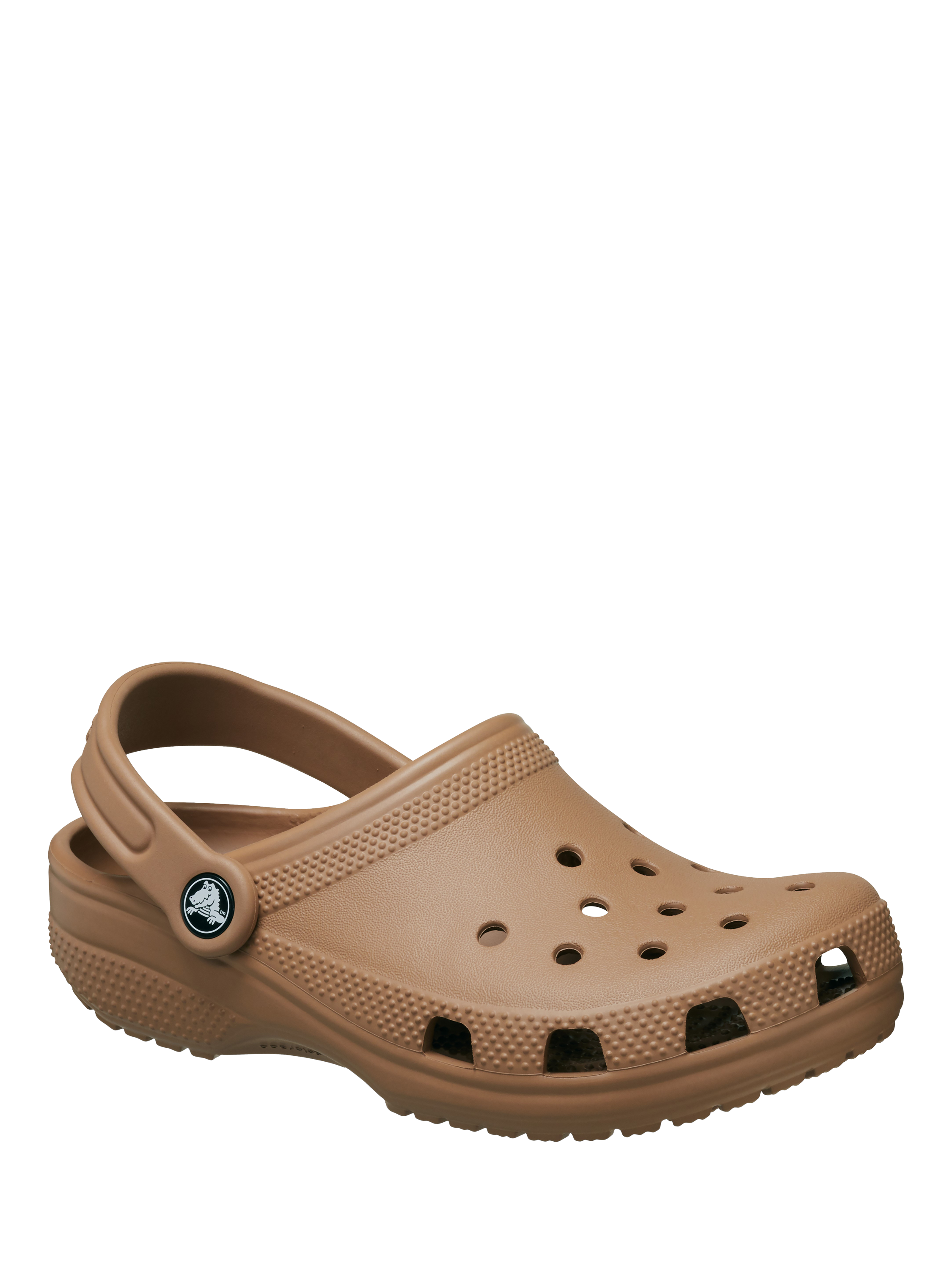 Product image 3 of 6, which shows Crocs Kids' Classic Croc Clogs, Milk Chocolate, 4 Jnr