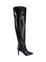 Stuart Weitzman Lowland Suede Over The Knee Boots Black