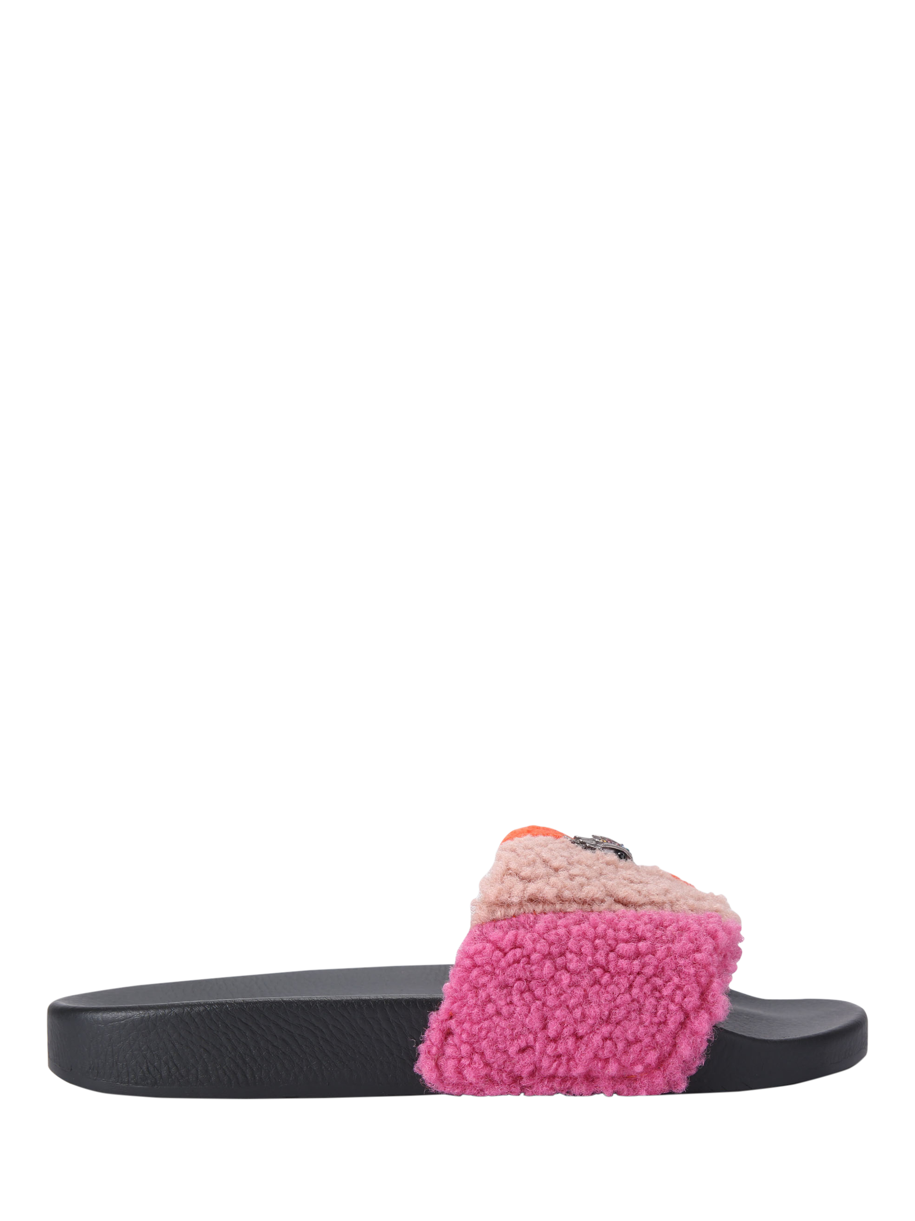 Kurt Geiger London Meena Teddy Slider Sandals, Multi