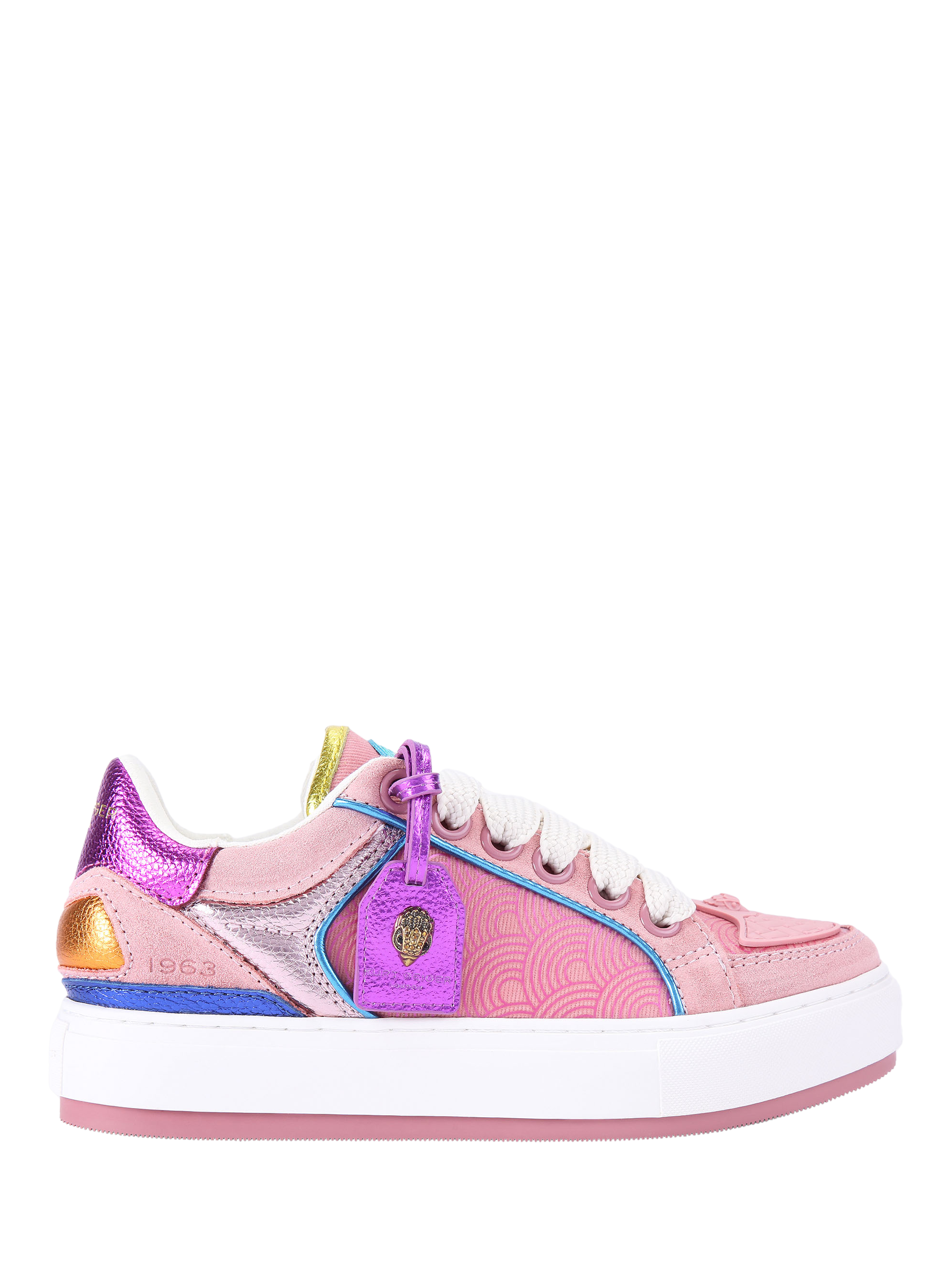 Kurt Geiger London Southbank Tag Trainers, Pink/Multi