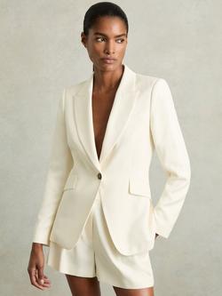Reiss Millie Tailored Blazer, Cream