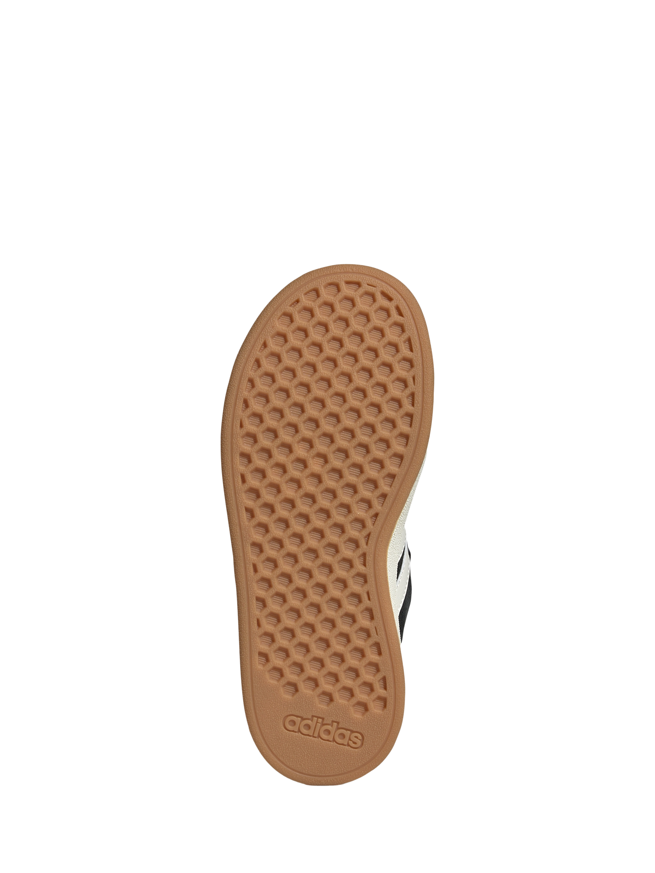 Product image 5 of 5, which shows adidas Kids' Grand Court 00s Lace Up Trainers, Black/Off White, 3